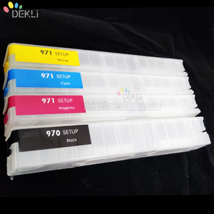 <span class=keywords><strong>HP</strong></span> 975用オートリセットチップ付き<span class=keywords><strong>HP</strong></span> PRO MFP377dw詰め替えカートリッジ用の空のパーマネントインクカートリッジ