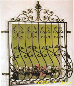 Schmiedeeisen stahl dekoration fenstergitter designs für schiebefenster