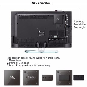 S905X <span class=keywords><strong>Android</strong></span> 6,0 reproductor multimedia X96 4 k 1G 8g <span class=keywords><strong>android</strong></span> inteligente AD player 17,3 caja de TV