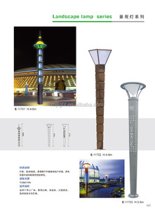 Dökme alüminyum açık Driveway dekoratif kaliteli Led bahçe fener direği - Product Image 5