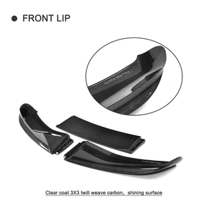 3 adet/takım P stil Karbon Fiber Ön Dudak BMW <span class=keywords><strong>X5</strong></span> F15 M-spor X5M 14-18