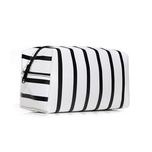 2022 <strong>New</strong> Style Customized Stripe Printing Cosmetic Bag Travel Women Makeup <strong>Pouch</strong> - Product Image 2