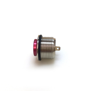 12mm pulsante di blocco in ottone interruttore On-Off a prova di acqua IP 67 per elettrodomestici Max. Voltaggio 250V - Product Image 3