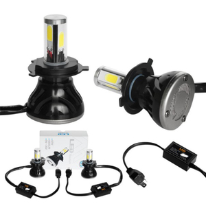 G5 G20 foco h4 led para oto 8000 LED far 40w 8000lm ile 4 adet cob led çip - Product Image 1