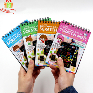 Magic Drawing <strong>Notebook</strong> Novelty Gift School <strong>Note</strong> Book DIY Scratch <strong>Notebook</strong> - Product Image 6