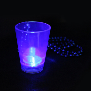 60ml plastik Led ışık kolye ile cam vurdu