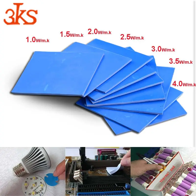 15W/M.k Cooling Gap Filler Insulation Silicone Rubber High Conductive Thermal Pad