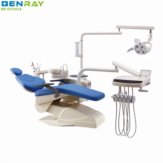 BR-DCH01A a buon mercato dentista elettrico attrezzature dentale sedia con Intrusment dentale fabbrica