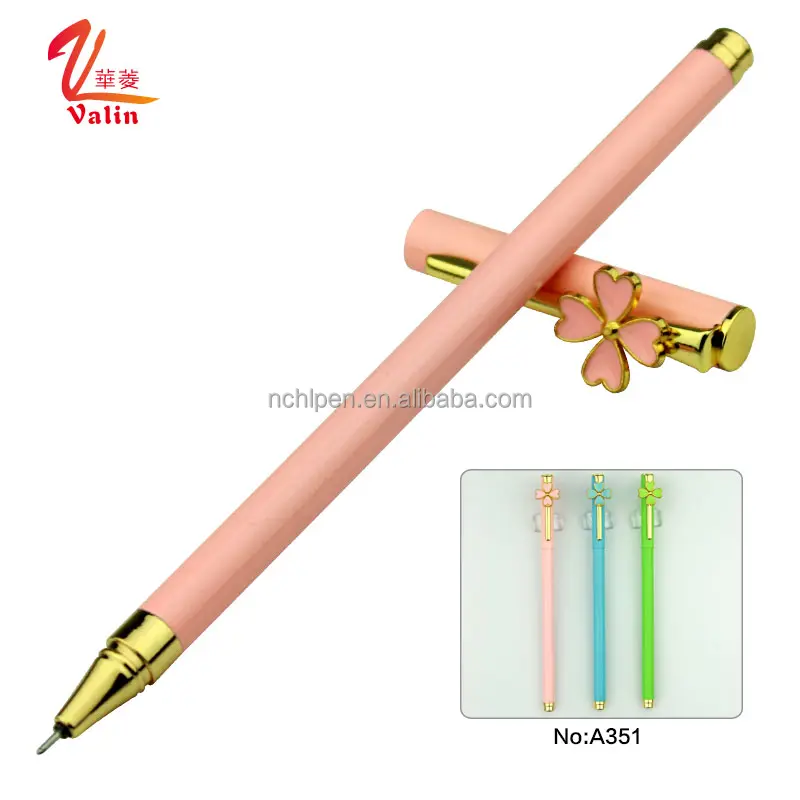젤 nk 펜 꽃 펜 디자인 귀여운 학교 문구 사랑스러운 펜