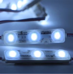Yüksek parlaklık DC 12V 3 Leds modülü 1.5W ultrasonik enjeksiyon IP67 Lens SMD 5730 sıcak beyaz Led modül lamba ile Led modülleri - Product Image 3
