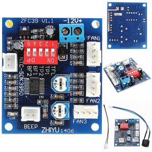 DC 12V <strong>PWM</strong> PC CPU <strong>Temperature</strong> <strong>Controller</strong> Board - 4 Wires Fan Speed <strong>Controller</strong> with High-Temp Alarm