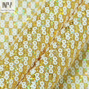 Nanyee טקסטיל מיקרו <span class=keywords><strong>2mm</strong></span> משתלבים שטוח נצנצים בד