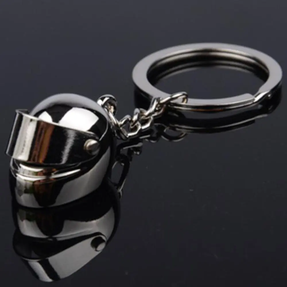 Manufacturer Cool Gift Car Motorcycle Helmet Style Key Chain Ring Support Logo Customize