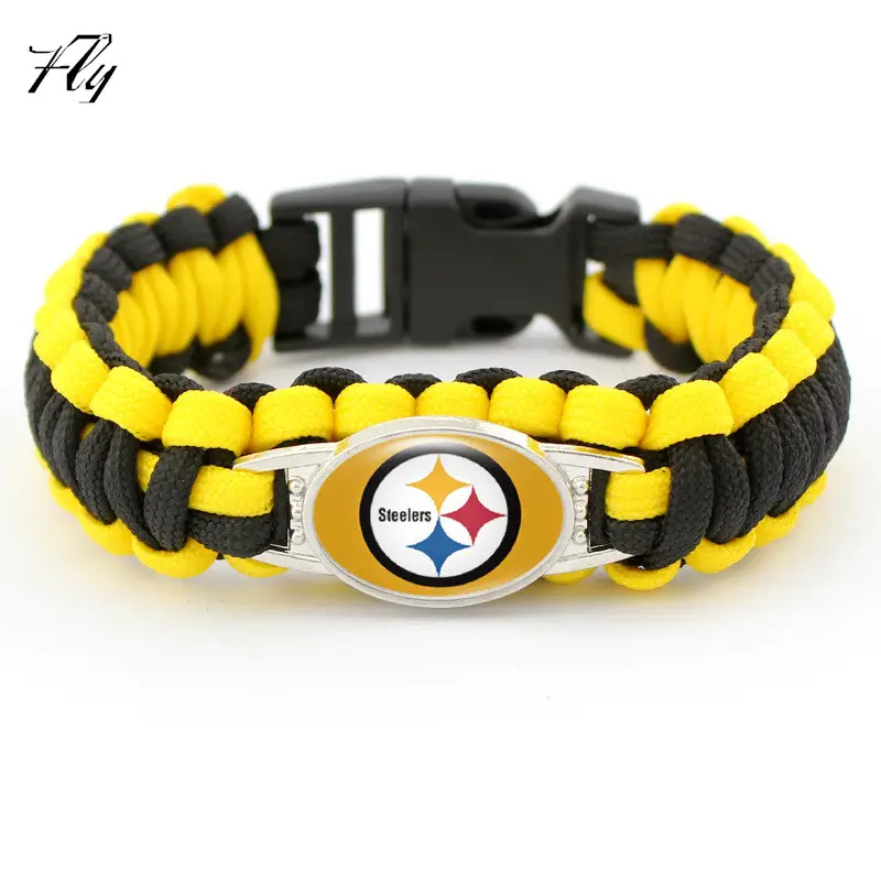 NFL — Bracelet de Football américain ou paracorde tissé, 32 équipes, nouvelle collection, vente en gros