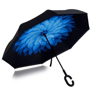 批发花卉图案倒置双层小伞最小起订量厦门手工控制 - Product Image 1