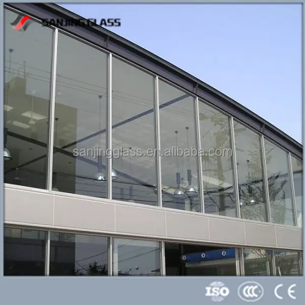 Double glass windows price tempered glass