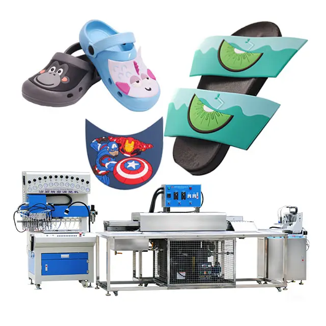 For Manual Printing Pvc Plastic Sandal Shoe Slipper & Sandal Making Machine