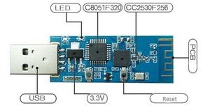 Taidacent ZigBee USB Dongle CC2530 Packet Sniffer di Analisi Dei Dati di Protocollo Zigbee Analizzatore di Rete Zigbee USB Adattatore - Product Image 4