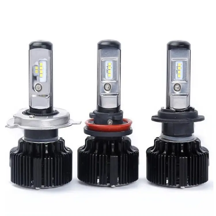 Luz LED para coche, faro delantero led T6 H4 H7 36W 72W 360