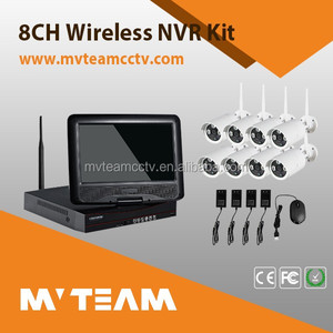 MVTEAM P2P OEM 8CH Wireless <span class=keywords><strong>NVR</strong></span> <span class=keywords><strong>Kit</strong></span> Với Màn Hình <span class=keywords><strong>Standalone</strong></span> <span class=keywords><strong>IP</strong></span> <span class=keywords><strong>Camera</strong></span> Ngoài Trời An Ninh Giám Sát <span class=keywords><strong>Camera</strong></span> - Product Image 1