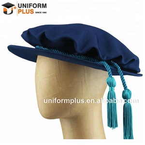Yüksek kaliteli mezuniyet kaput, doktora doktora kaput kapağı, üniversite tudor Bonnet - Product Image 2
