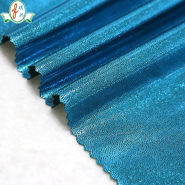 Biquíni metálico brilhante de nylon, tecido de spandex com elástico em várias cores, roupa de banho, tecido