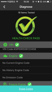 OEM Super BLE327 White Color OBD2 Bluetooth 4.0 Auto Scanner Adapter with Car HUD Display Function for <strong>Android</strong> &amp; IOS Mobile - Product Image 3