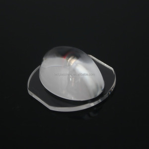 Led tùy chỉnh Glass freeform nửa-hình bầu dục hình elip hình dạng ống kính 50 mét - Product Image 3