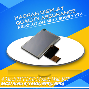 4.3 pollice tft display lcd modulo mcu 8080 8/16bit/spi3/spi4 interfaccia touch screen resistivo - Product Image 2