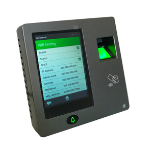 Sistema de Control de asistencia WIFI, controlador de acceso de pantalla táctil con huella dactilar