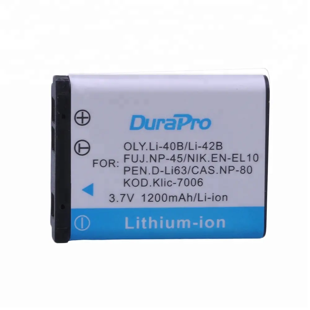 Li-40B Li40B Li-42B Li42B NP-45 EN-EL10 D-Li63 D-Li108 NP-80 D-630 720 725 IR-300 FE-20 Klic-7006 Bateria Da Câmera para Olympus 150