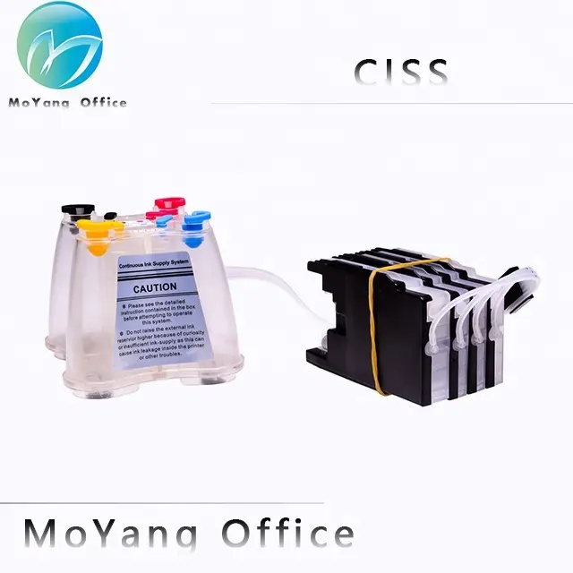 MoYang ขายส่ง Ciss ของเครื่องพิมพ์ LC12,LC17 LC40 LC73 LC75 LC77 LC79 LC400 LC450ใช้งานร่วมกับเครื่องพิมพ์ Brother MFC-J625DW จำนวนมากซื้อ