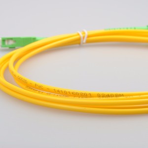 SC/APC-SC APC 9/125um Cable de parche de fibra Plenum PVC, LSZH, OFNR, OFNP, Plenum - Product Image 5