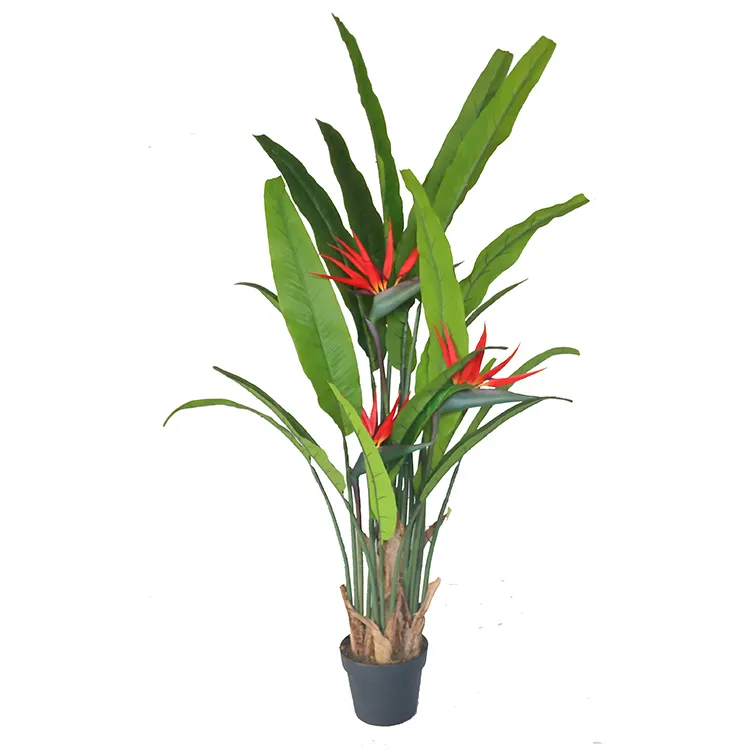 1.35 m Reiziger Boom Nep Jungle Plant Grote Leaf Plant