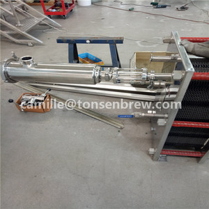 クラフトビール製造設備麦汁プレートチラー