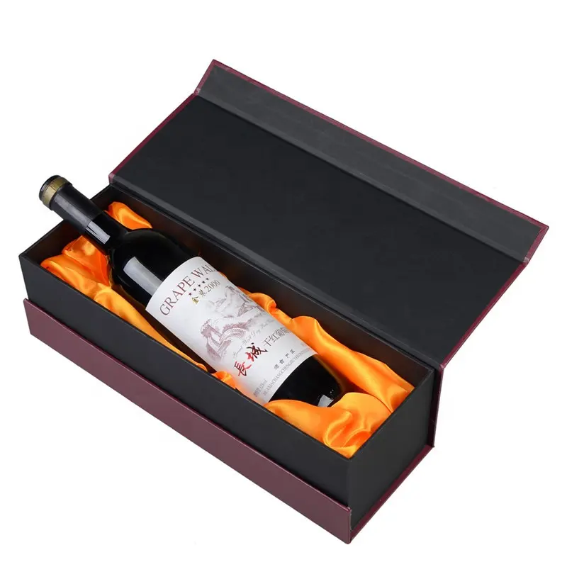 Luxus Custom Logo Glas Whisky Alkohol Weinflasche Verpackungs box Karton Geschenk box Verpackung