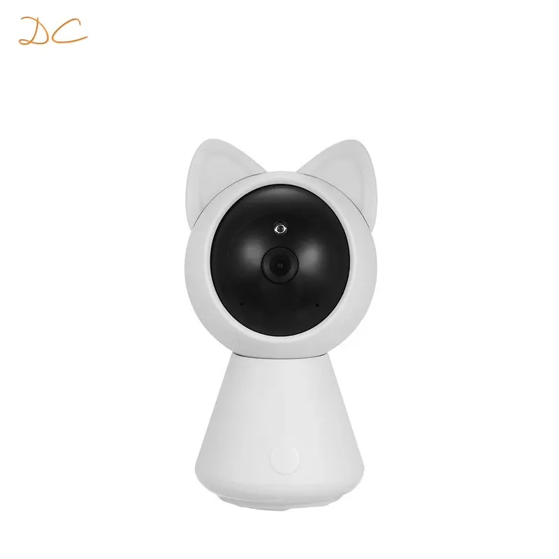 Monitor de bebé para seguridad del hogar, cámara Ip inalámbrica Cctv, Webcam de estilo de gato, venta al por mayor