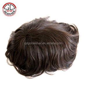 High Quality Natural <strong>German</strong> Lace Thin Skin Human Hair Toupee