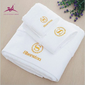 ผ้าฝ้าย100% คุณภาพสูง Shearton สไตล์เย็บปักถักร้อยชุดผ้าขนหนู - Product Image 3