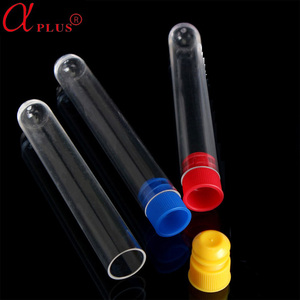 Laboratory clear <strong>12</strong>*75 Plastic test <strong>Tube</strong> with Screw Stopper Price
