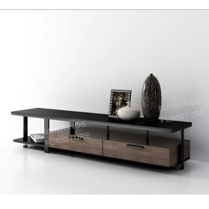 Phật sơn đồ nội thất phong cách bắc âu <span class=keywords><strong>walmart</strong></span> <span class=keywords><strong>tv</strong></span> đứng với glass đen top - Product Image 5