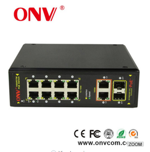 Hot Selling 8 <strong>port</strong> Industrial Ethernet PoE <strong>Switch</strong> 8 <strong>Port</strong> PoE Media Converter for CCTV Cameras