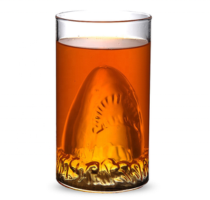 Cam hayvanlar bardak/köpekbalığı şekli bira bardağı/komik bira bardağı kupa - Product Image 1