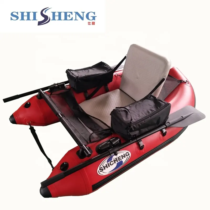 Barco pequeño, material de PVC, inflable, flotador de pesca, vientre, barco para uno