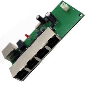 Custom 5 Port <span class=keywords><strong>Ethernet</strong></span> Rj45 ha condotto il modulo Switch di rete