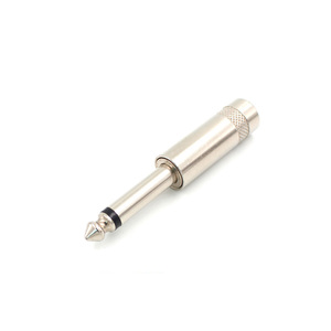 En çok satan yüksek kalite 6.35mm <span class=keywords><strong>1</strong></span>/4 "Mono Stereo jak ses fişleri elektrik adaptörü nikel kaplama ses konnektörleri 6.3mm fişler