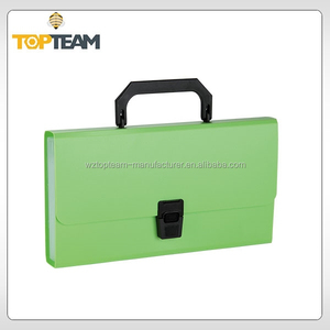 Plastic pp <strong>box</strong> folder <strong>with</strong> <strong>handle</strong>,plastic A5 expanding <strong>files</strong> <strong>with</strong> printing - Product Image 3