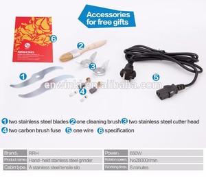 1000g 迷你面粉磨机电动玉米研磨机咖啡研磨机