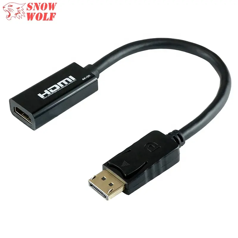 Displayport DP to HDMI/VGA/DVI Adapter male to female Cable Converter Display port Adapter 1080p for PC Laptop Projector