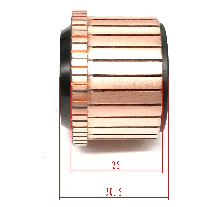 OD36.5/40 * ID15 * H 30.5-28 segment commutator สำหรับเครื่องมือ 180 bosche ค้อนไฟฟ้าเครื่อง. คุณภาพสูงและฟรีตัวอย่าง